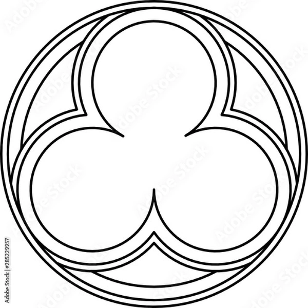 Obraz Simple gothic tracery 33.1