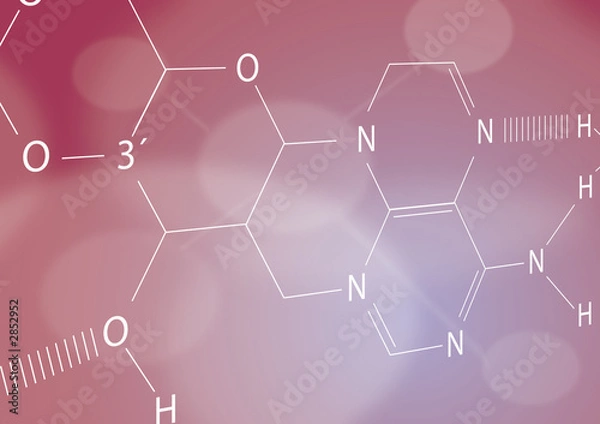 Obraz chemical sheet