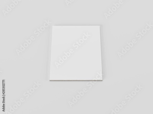 Obraz Magazine cover mockup. 3D visualization.