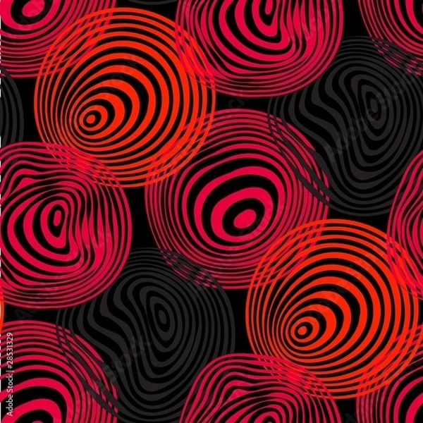 Fototapeta Seamless circle pattern