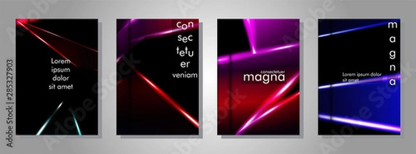 Fototapeta Minimal cover design. Triangular shape vector design background. Applicable for brochures, posters, covers ,banners ,etc