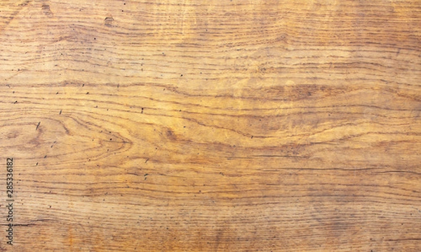 Fototapeta Old wood texture background surface. Wood texture table surface top view. Vintage wood texture background. Natural wood texture. Old wood background or rustic wood background. Grunge wood texture.