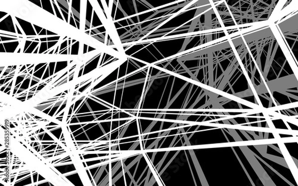Fototapeta Colorful Abstract connection background, 3d rendering