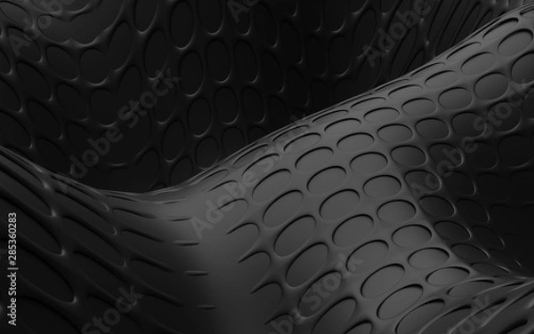Fototapeta Surface rubber 3d abstract background,3d rendering 