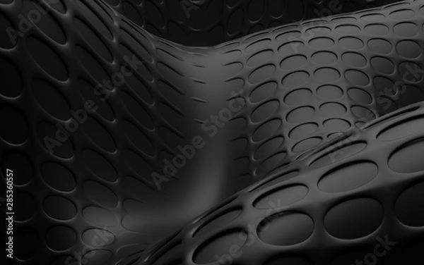 Fototapeta Surface rubber 3d abstract background,3d rendering 