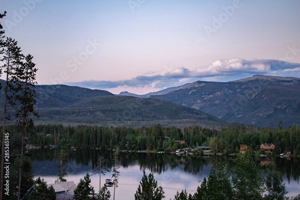 Obraz lake in mountains