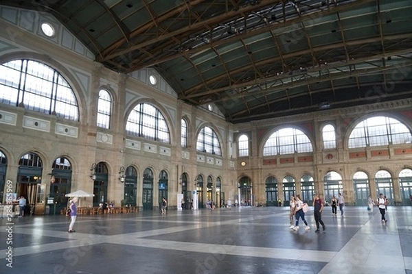 Obraz チューリッヒ中央駅