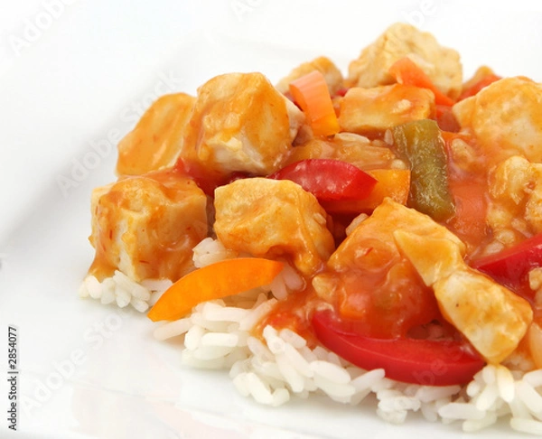 Obraz sweet and sour chicken