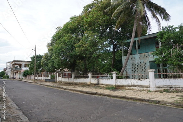 Obraz haus cafe auf madagaskar in antsiranana