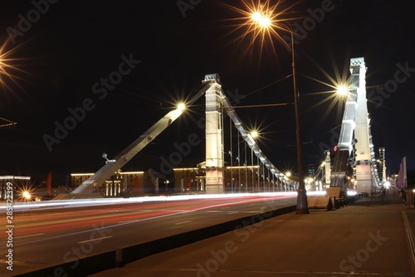 Obraz bridge at night