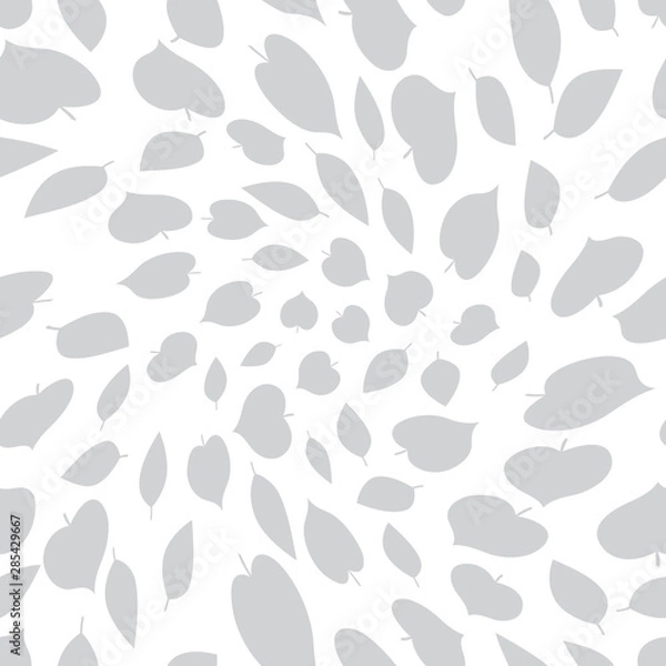Fototapeta abstract geometric leaves pattern for natural background, simple minimalist graphic , retro decoration , summer fashion