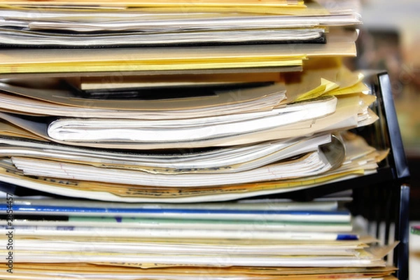 Obraz big pile of paperwork