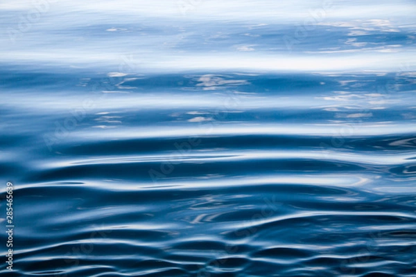 Fototapeta Water surface with small ripples, horizontal closeup, Venice