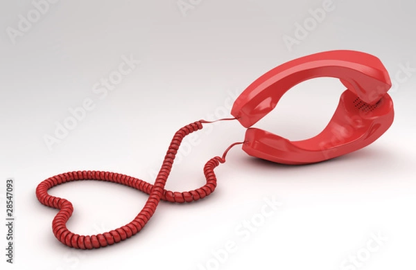 Obraz Long distance relationship concept