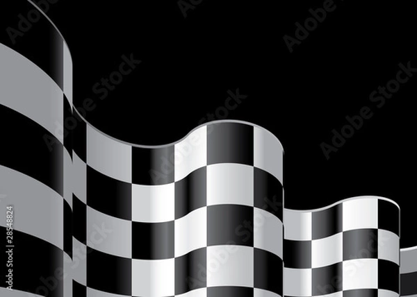 Obraz Checkered Flag Set 2