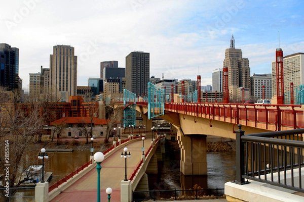 Obraz urban st. paul skyline