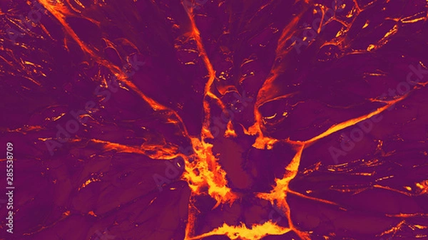 Obraz fire on black background