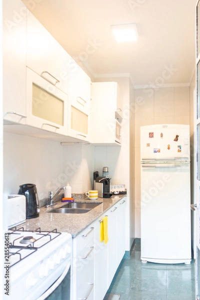 Obraz Very simple but complete kitchen design and layout