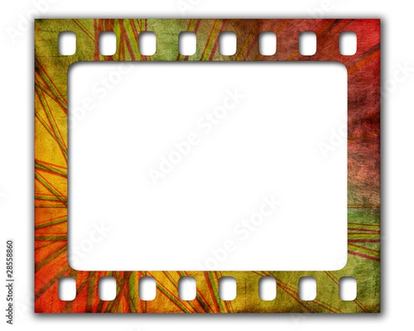 Obraz cornice pellicola film colorata