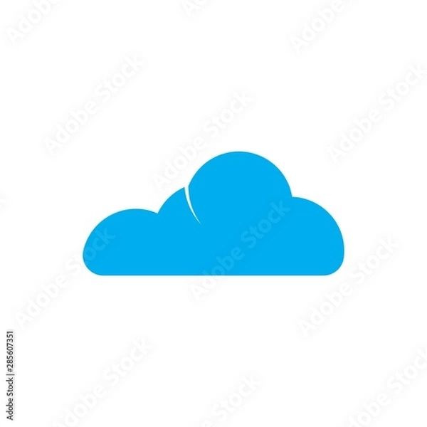 Obraz cloud logo vecto