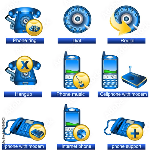 Obraz Phone icons 2