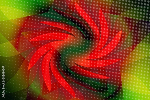 Fototapeta abstract, light, fractal, design, red, illustration, art, pattern, wallpaper, texture, fire, swirl, black, color, energy, wave, flame, graphic, bright, space, curve, spiral, lines, shape, green