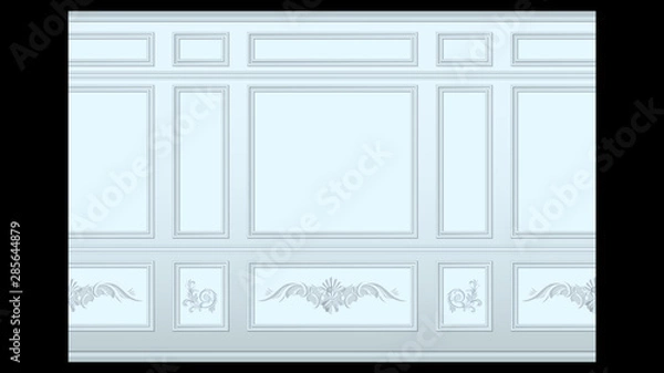 Obraz stucco wall panel moulding seamless