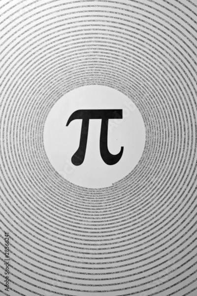 Fototapeta The mathematical constant Pi