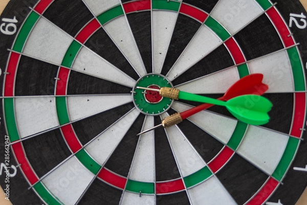 Obraz dart on target