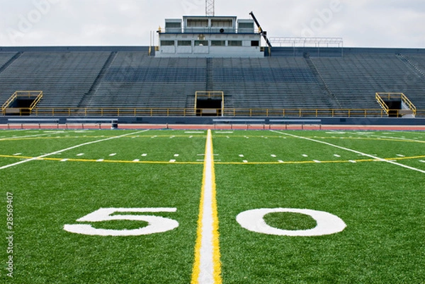 Obraz Fifty Yard Line z wybielaczami