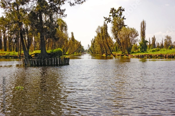 Obraz Chinampas de  México