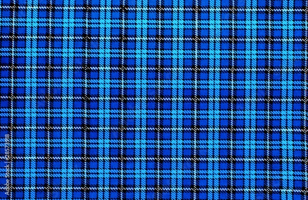 Fototapeta vintage blue plaid pattern