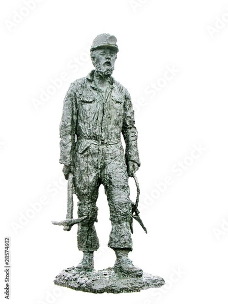 Obraz Miner Statue