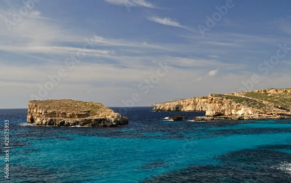 Obraz Ile de Comino Malte - Côte