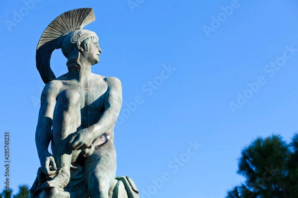 Obraz Theseus statue at Athens Greece
