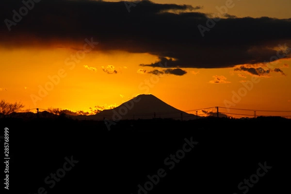 Obraz mt.fuji sunset