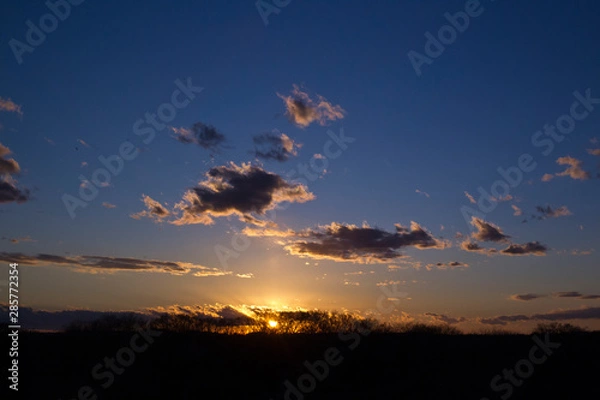 Obraz sky and sunset 