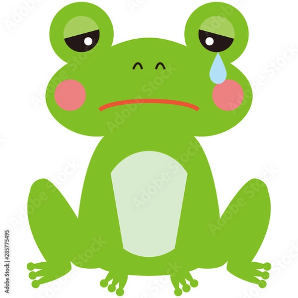 Obraz 泣くカエル