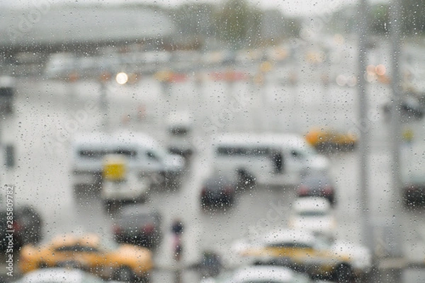 Obraz Drops on glass