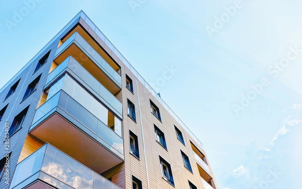 Obraz EU New modern apartment building exterior