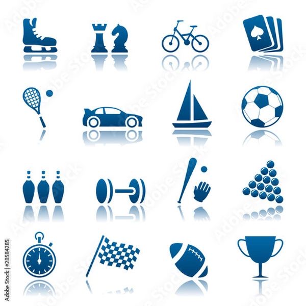 Obraz Sport & hobby icon set