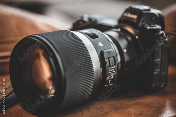 Obraz カメラレンズ。NIKON、SIGMA