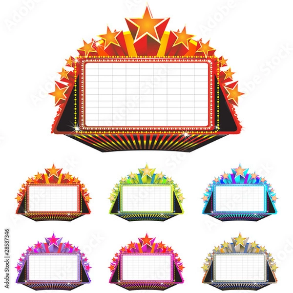 Obraz theater marquee sign