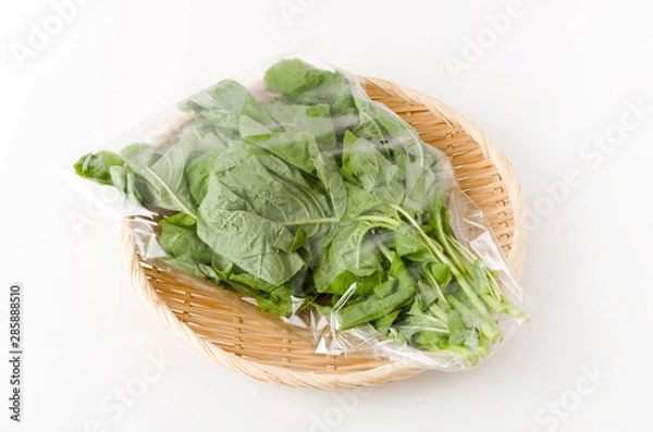 Fototapeta アマランサスの葉（葉野菜）袋入り