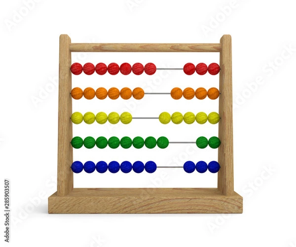 Obraz abacus mathematics math school background 
