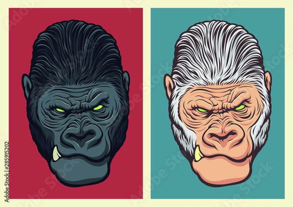 Fototapeta Simple Business Card templates with geometric background.