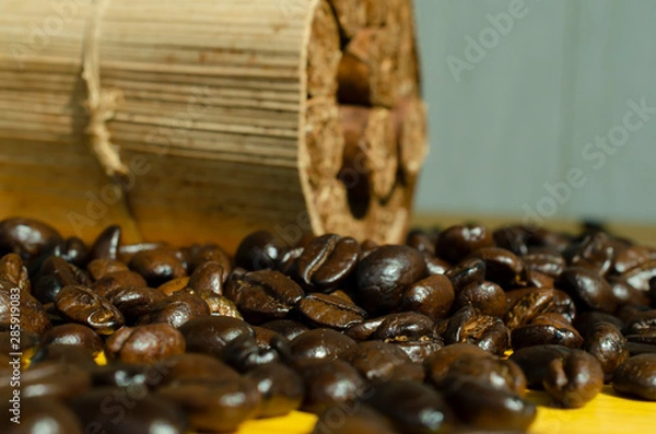 Fototapeta roasted coffee beans