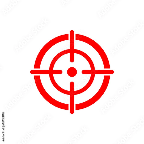 Obraz Target icon vector design symbol