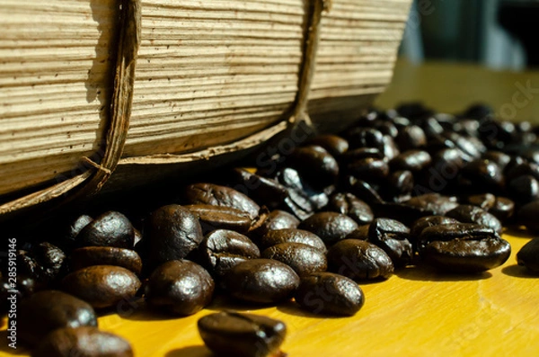 Fototapeta roasted coffee beans