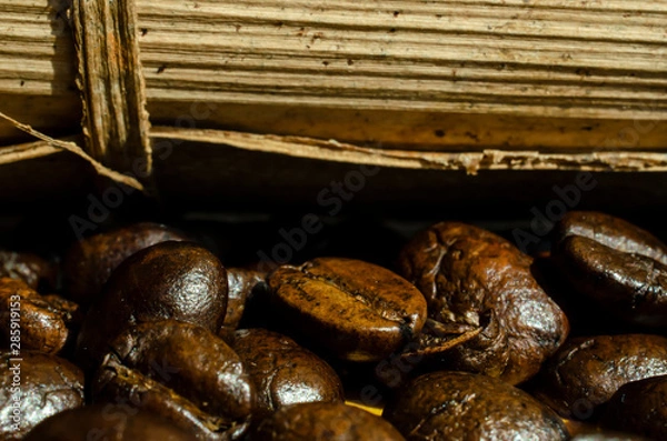 Fototapeta coffee beans background